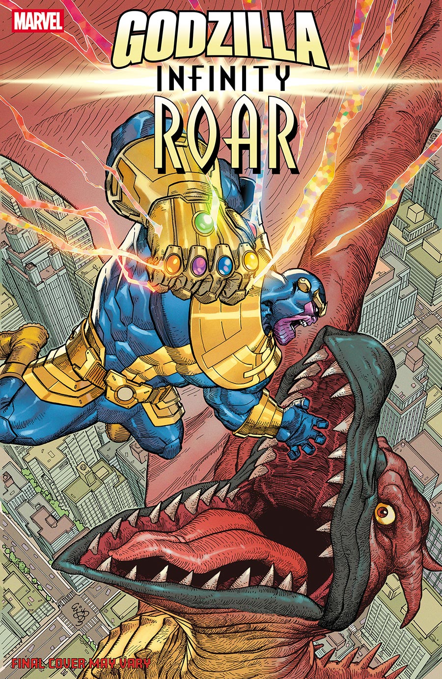Godzilla Infinity Roar #4 Cover B Variant EJ Su Cosmic Cover