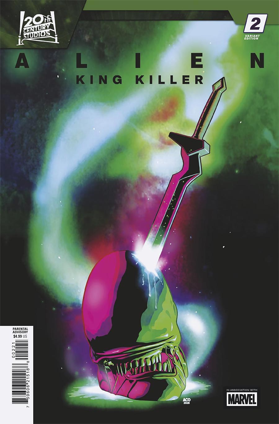 Alien King Killer #2 Cover B Variant ACO Cover