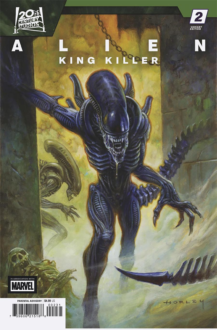 Alien King Killer #2 Cover C Variant Alex Horley Cover