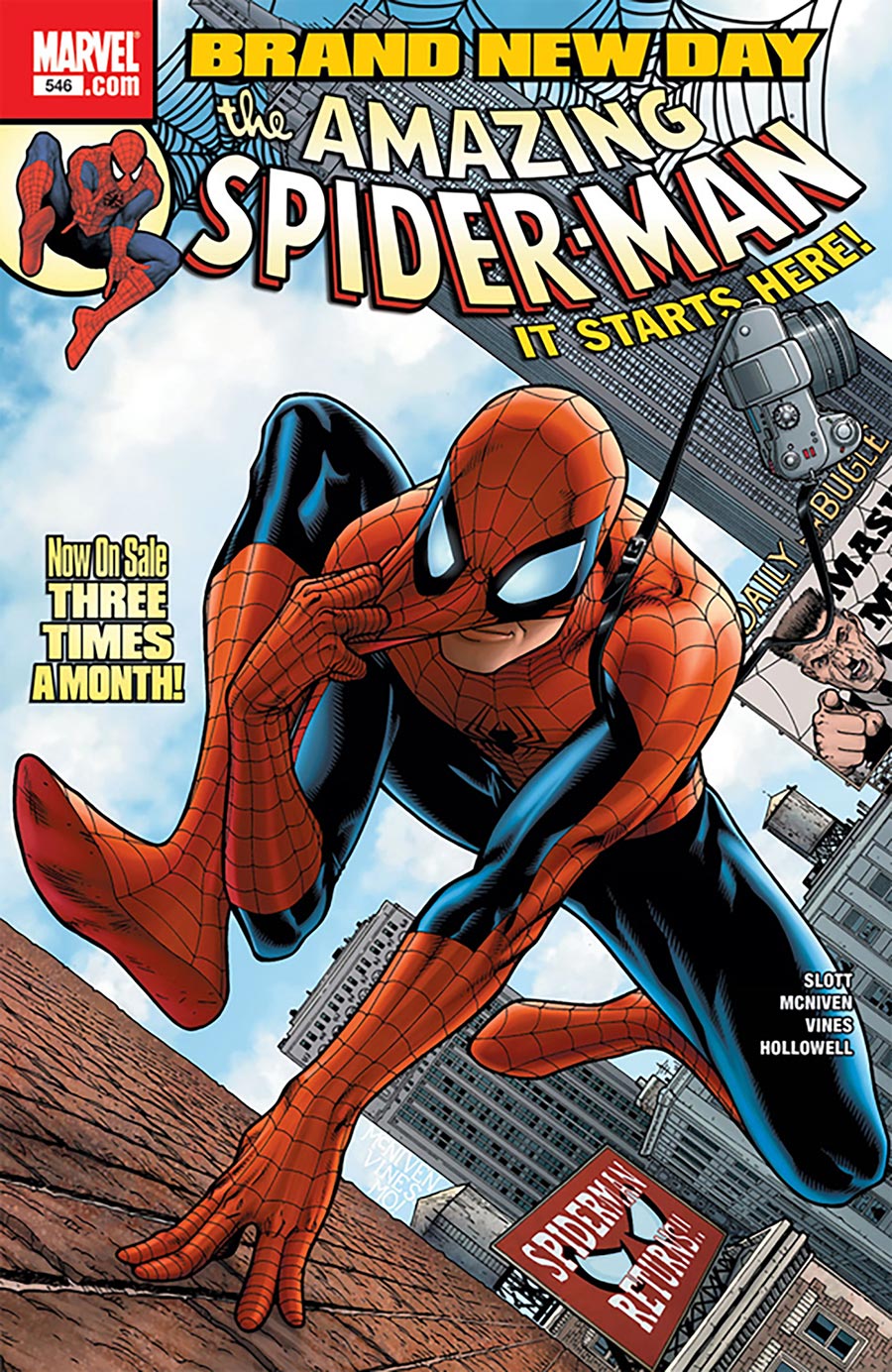Amazing Spider-Man Vol 2 #546 Cover F Facsimile Edition Regular Steve McNiven Cover