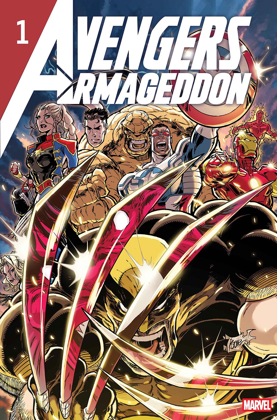 Avengers Armageddon #1 Cover H Variant Kaare Andrews Foil Cover