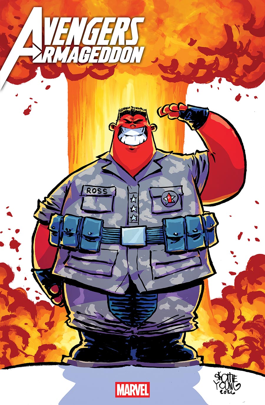 Avengers Armageddon #1 Cover F Variant Skottie Young Cover