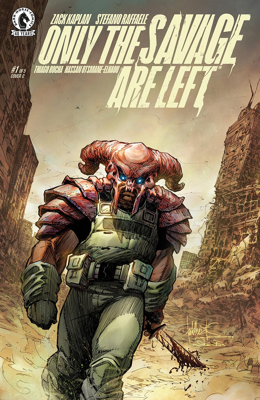 Only The Savage Are Left #1 Cover C Variant Todd Beats Cover