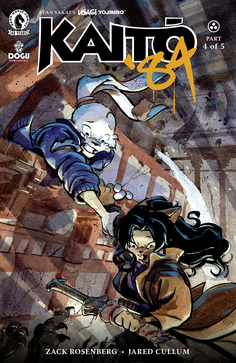 Stan Sakais Usagi Yojimbo Kaito 84 #4 Cover A Regular Jared Cullum Cover