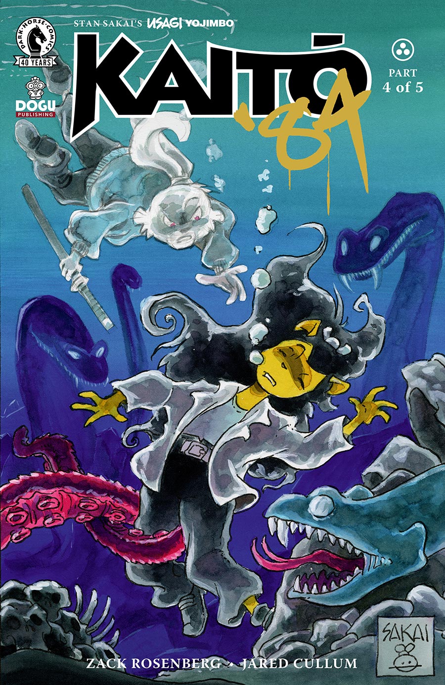 Stan Sakais Usagi Yojimbo Kaito 84 #4 Cover B Variant Stan Sakai Cover