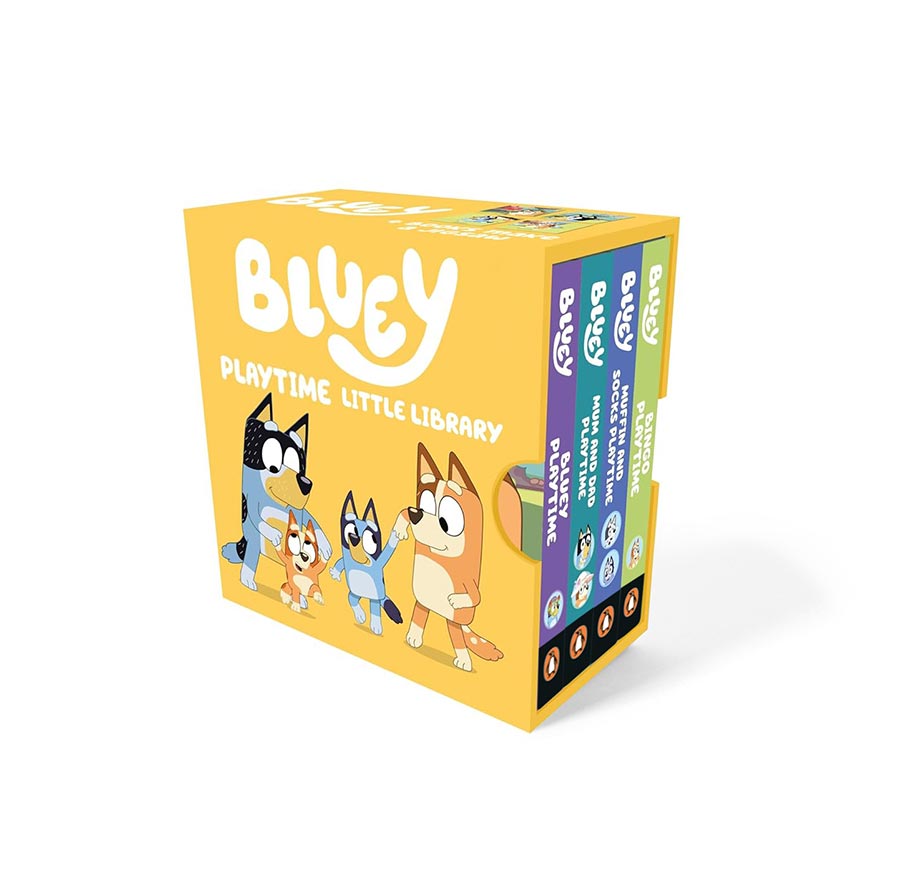 Bluey Playtime Little Library 4-Book Box Set