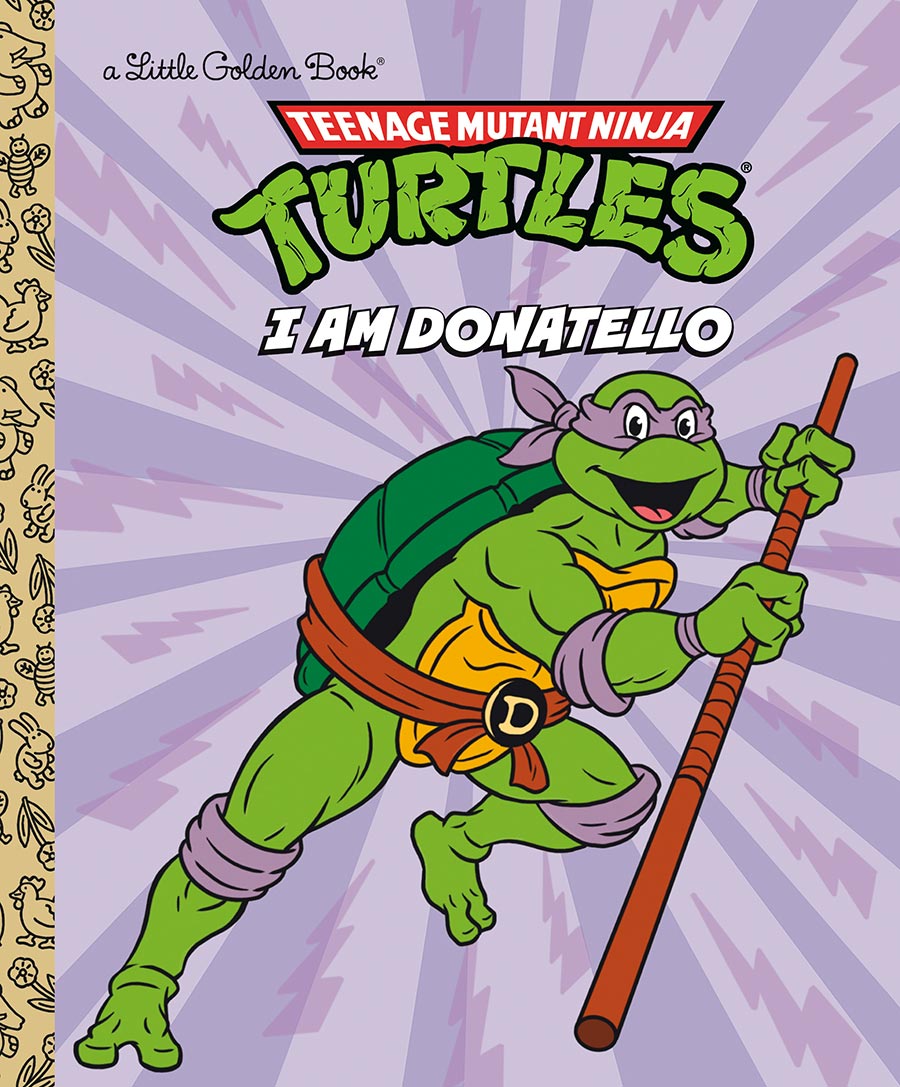 Teenage Mutant Ninja Turtles I Am Donatello Little Golden Book HC
