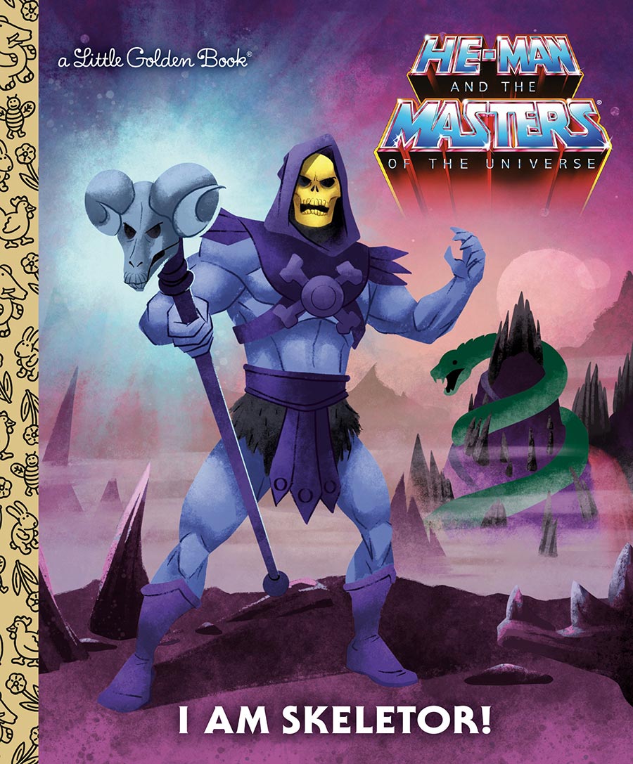 Masters Of The Universe I Am Skeletor Little Golden Book HC