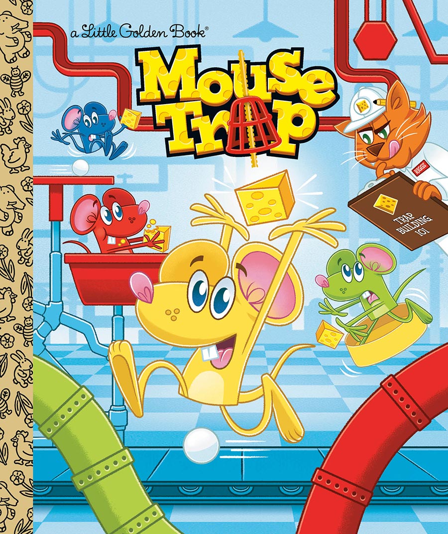 Hasbro Mouse Trap Little Golden Book HC
