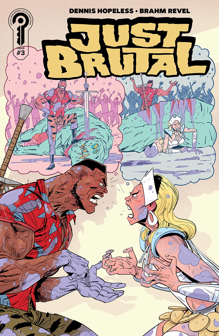 Just Brutal #3 Cover A Regular Brahm Revel Cover