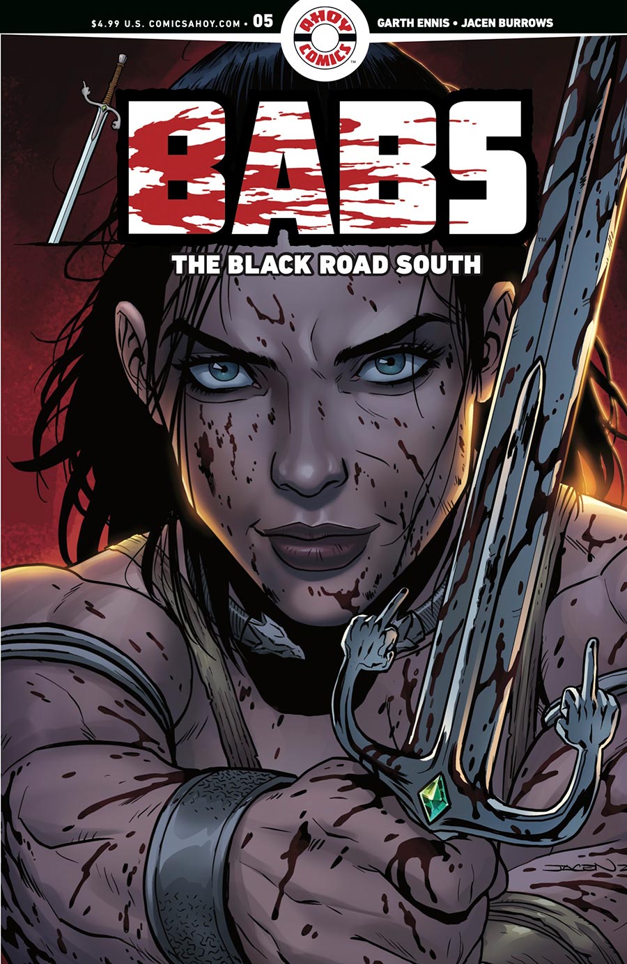 Babs The Black Road South #5 Cover A Regular Jacen Burrows Cover