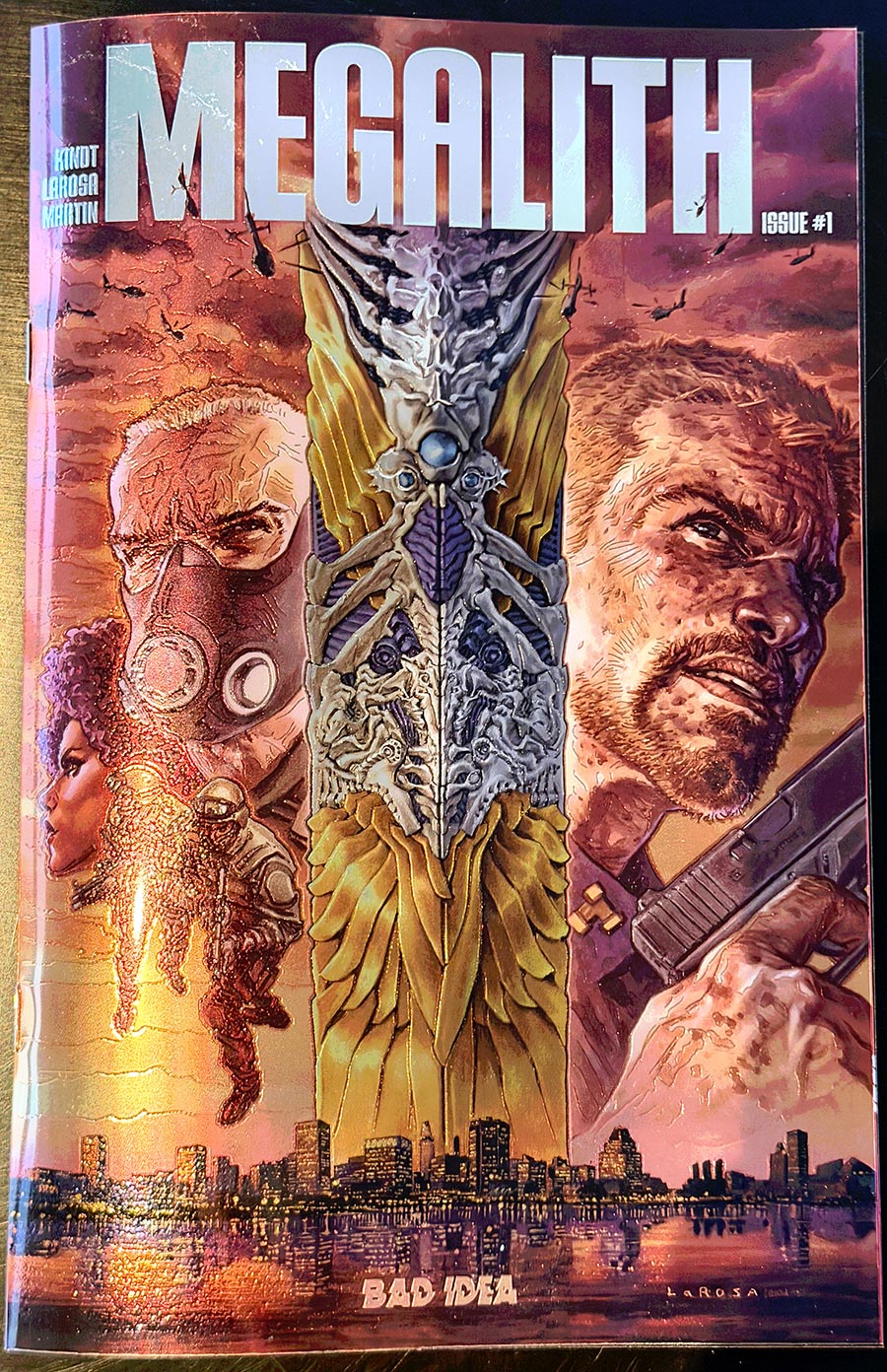 Olympus Saga Megalith #1 Cover C Variant Lewis LaRosa Chromium Cover