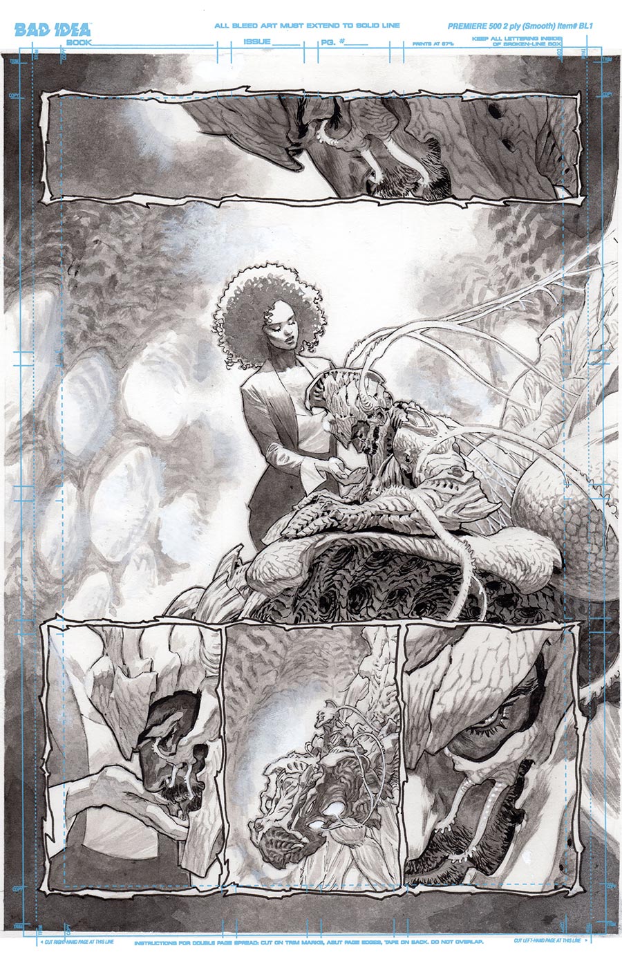 Olympus Saga Megalith #1 Cover K Variant Lewis LaRosa Original Art Edition 8 Cover