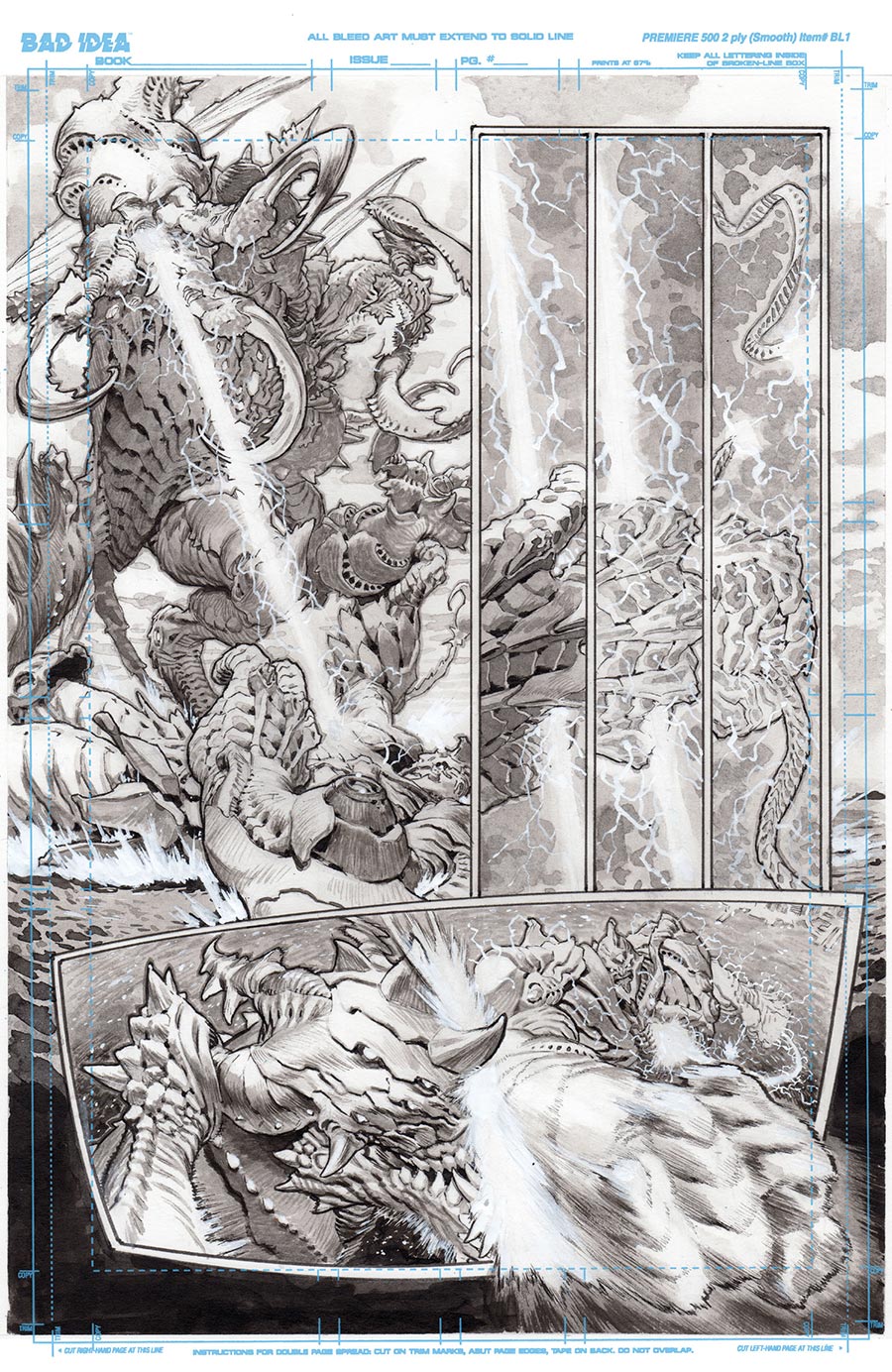 Olympus Saga Megalith #1 Cover L Variant Lewis LaRosa Original Art Edition 9 Cover