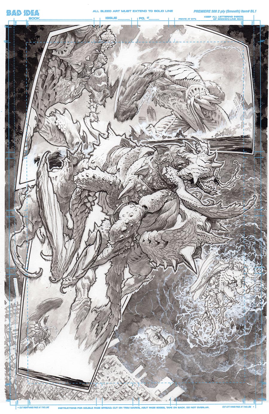 Olympus Saga Megalith #1 Cover M Variant Lewis LaRosa Original Art Edition 10 Cover