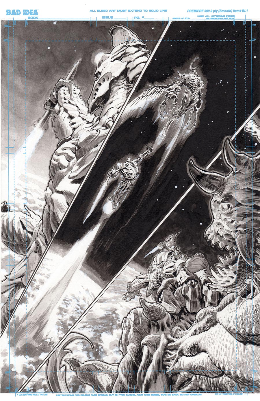 Olympus Saga Megalith #1 Cover O Variant Lewis LaRosa Original Art Edition 12 Cover