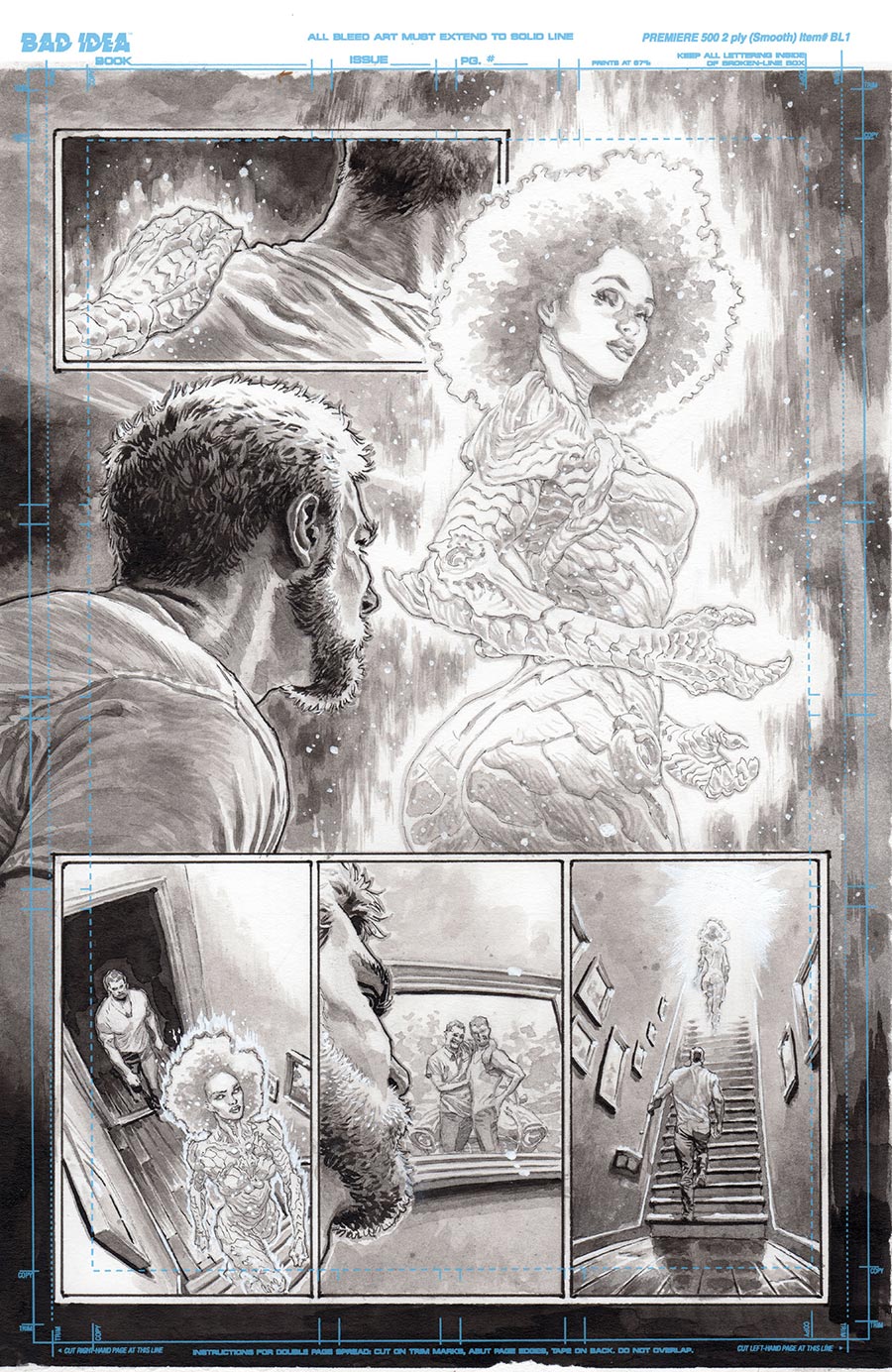 Olympus Saga Megalith #1 Cover R Vairant Lewis LaRosa Original Art Edition 15 Cover