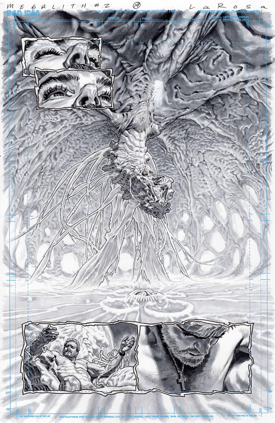 Olympus Saga Megalith #1 Cover Z Variant Lewis LaRosa Original Art Edition 23 Cover