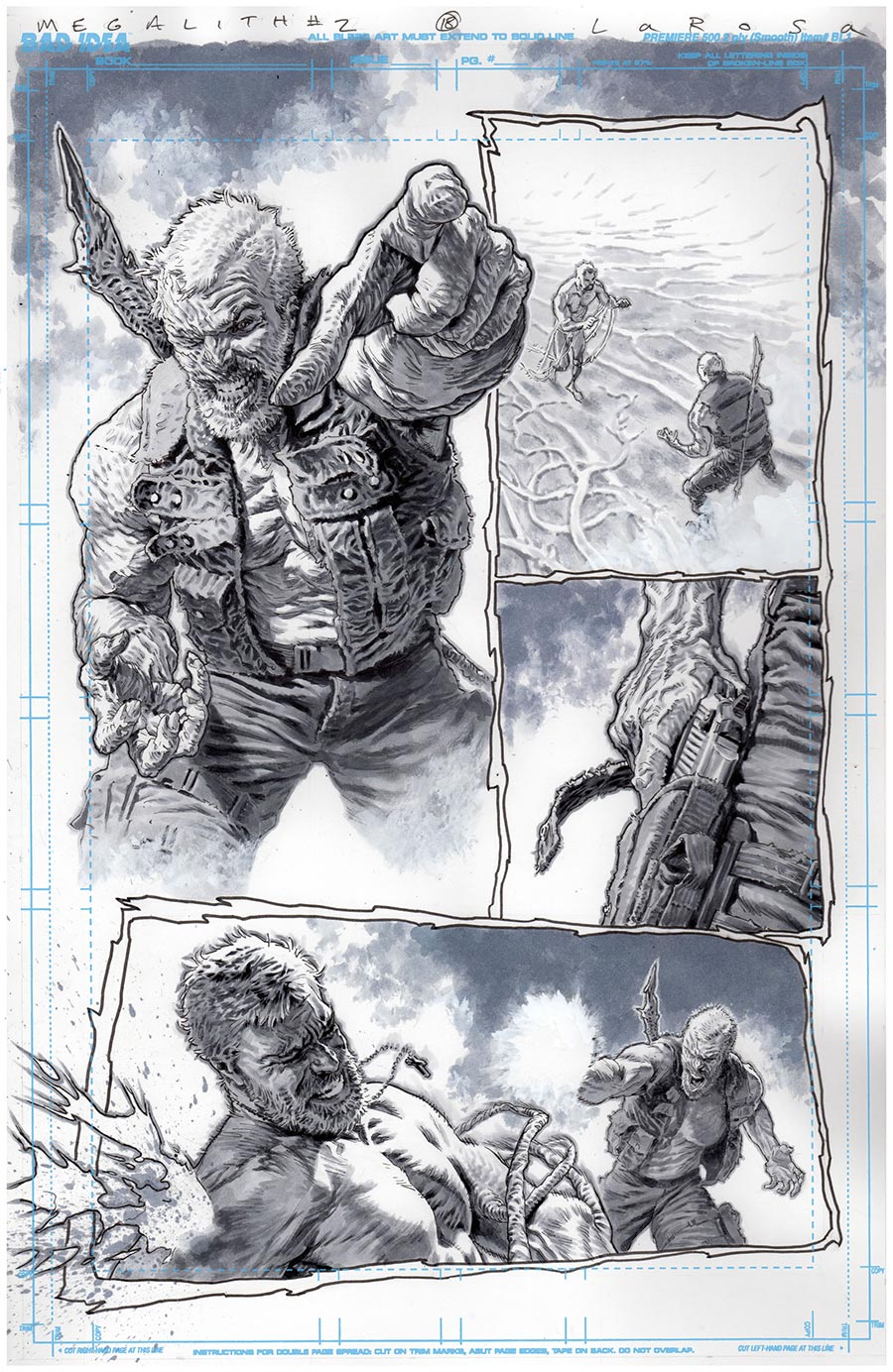 Olympus Saga Megalith #1 Cover Z-D Variant Lewis LaRosa Original Art Edition 27 Cover