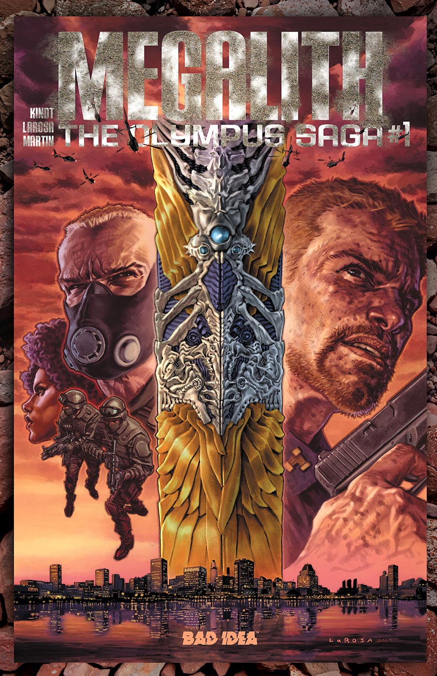 Olympus Saga Megalith #1 Cover Z-L Incentive Lewis LaRosa Meteorite Cover