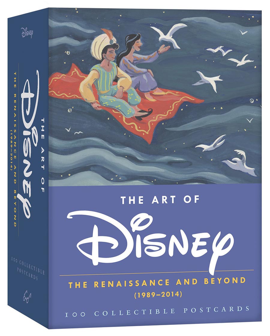 Disney The Art Of Disney The Renaissance And Beyond (1989-2014) 100 Collectible Postcards