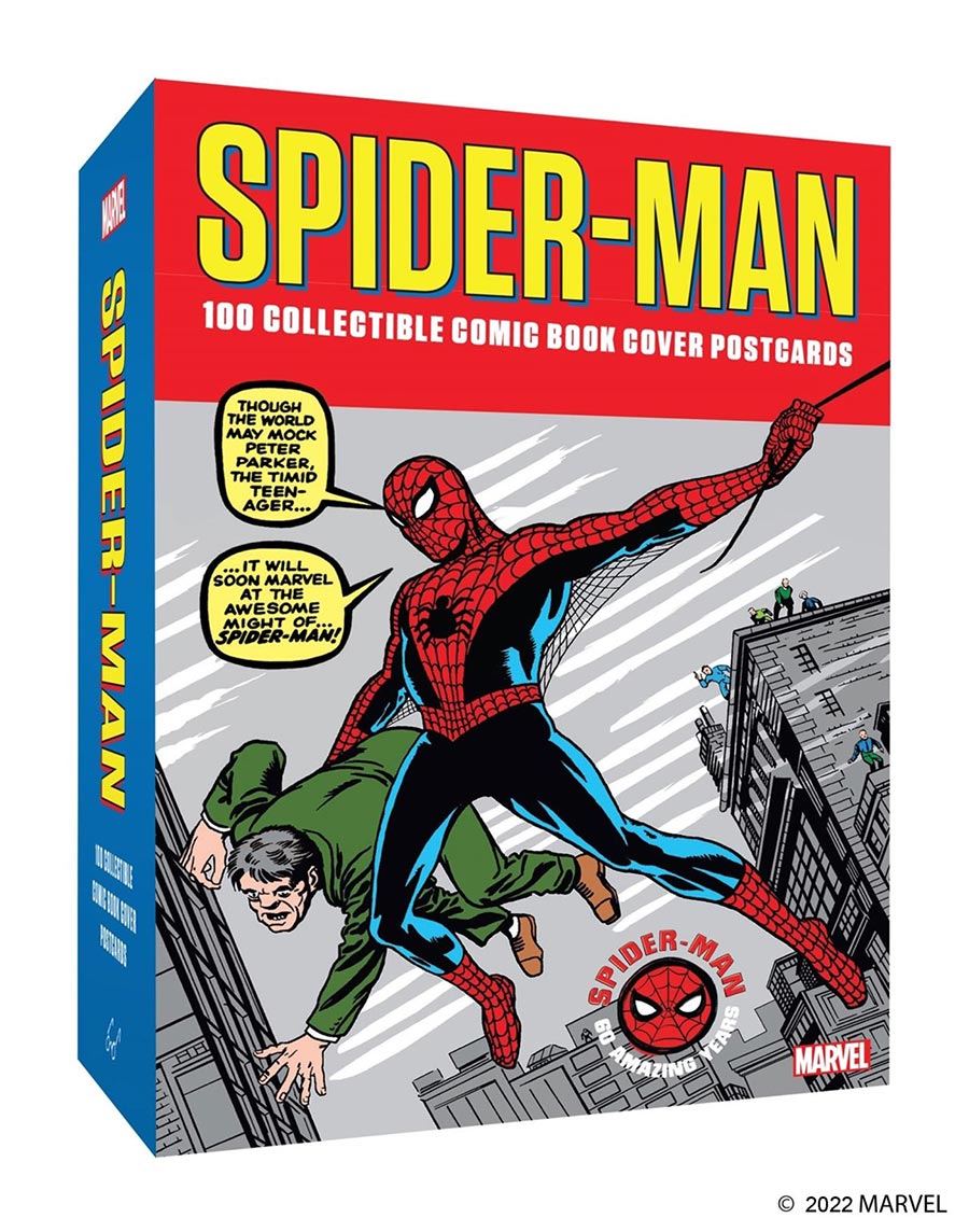 Spider-Man 100 Collectible Comic Book Cover Postcards