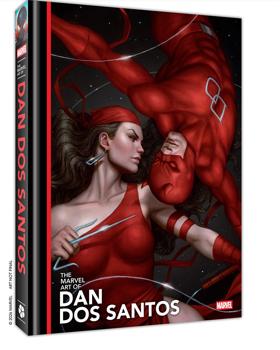 Marvel Art Of Dan Dos Santos HC Direct Market Daredevil & Elektra Variant Cover