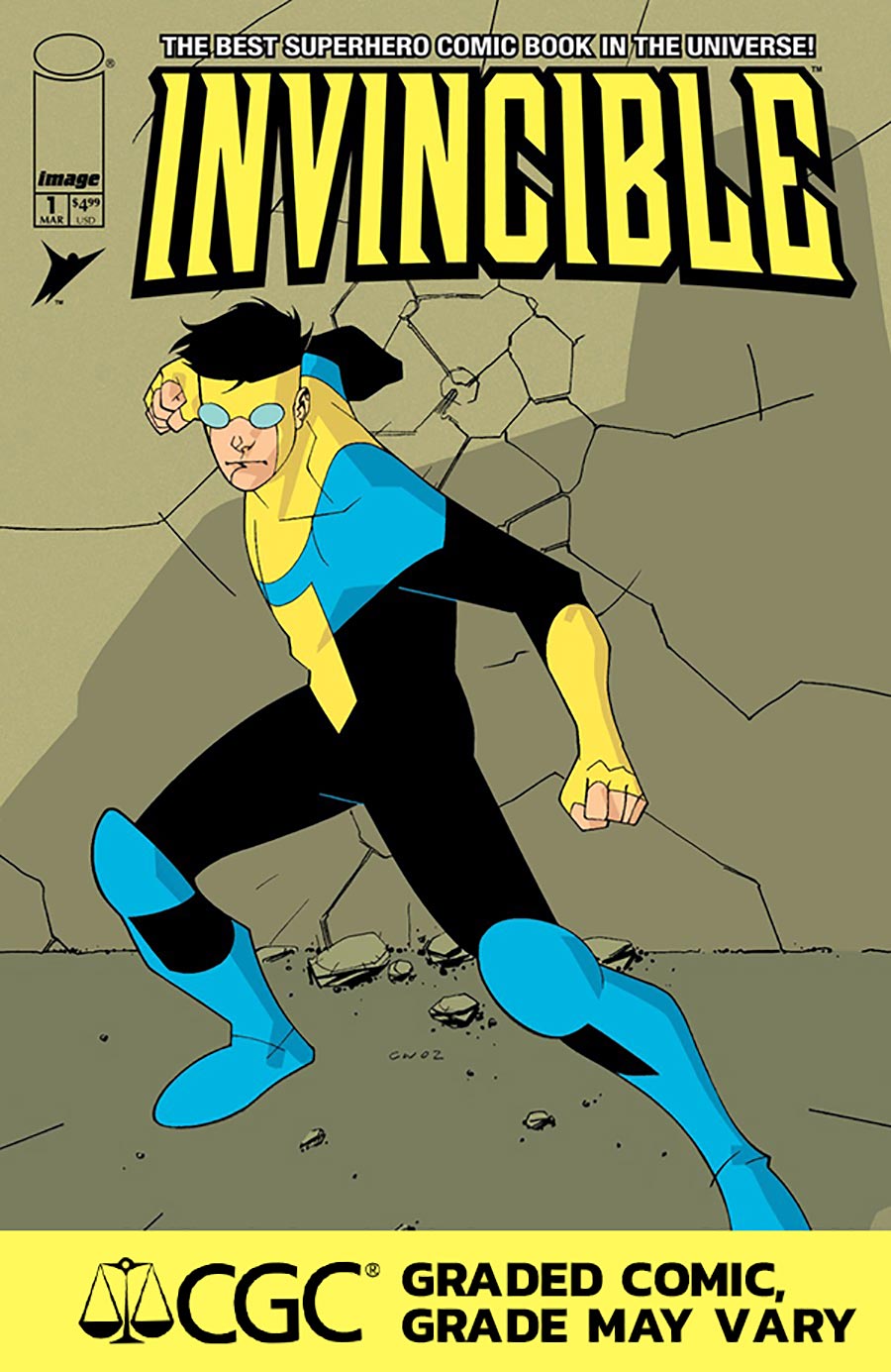 Invincible Foil Edition #1 Reprint Cover E DF CGC Graded 9.6 Or Higher