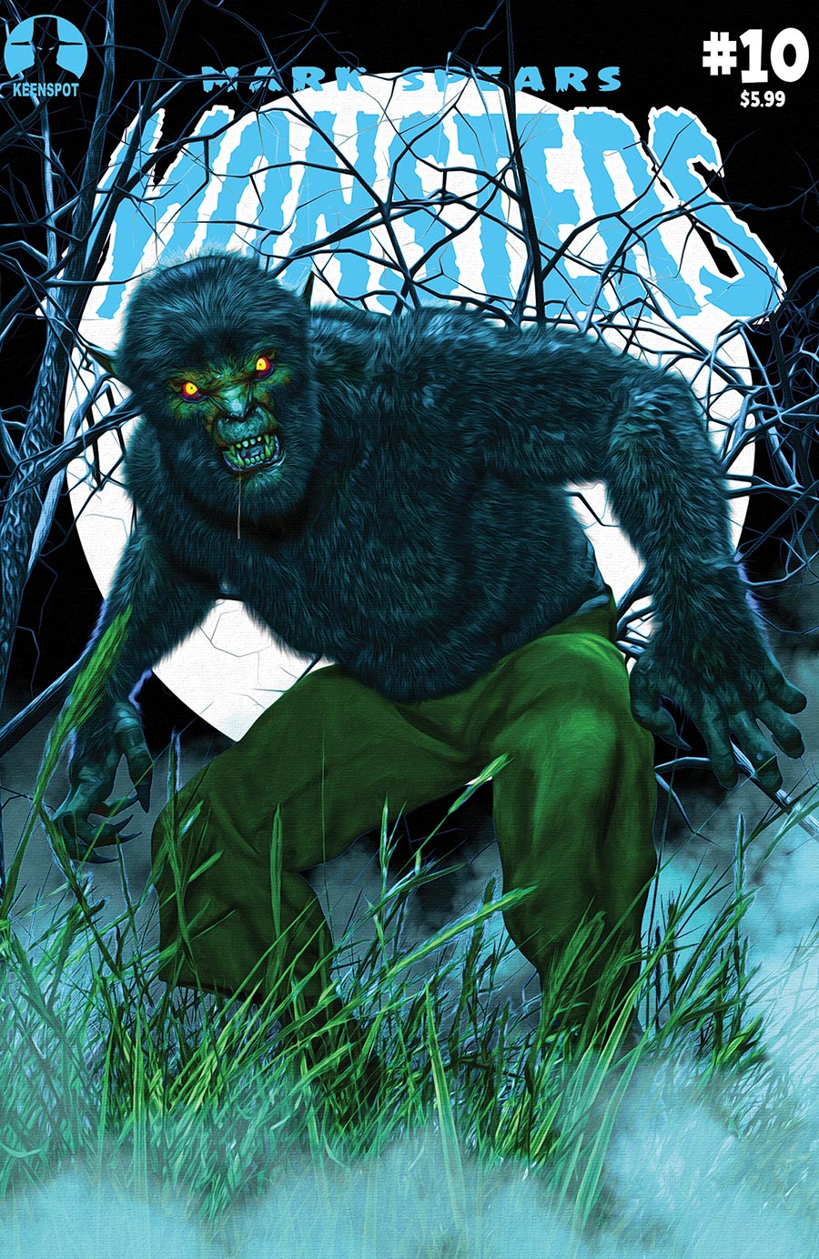 Mark Spears Monsters #10 Cover A Regular Mark Spears Claws Out Cover