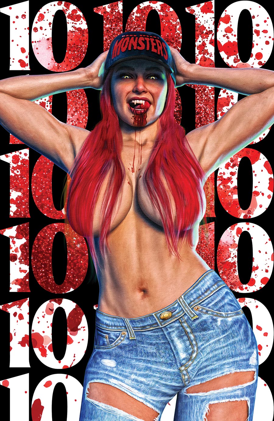 Mark Spears Monsters #10 Cover F Incentive Mark Spears Fangirl Spot Foil Variant Cover