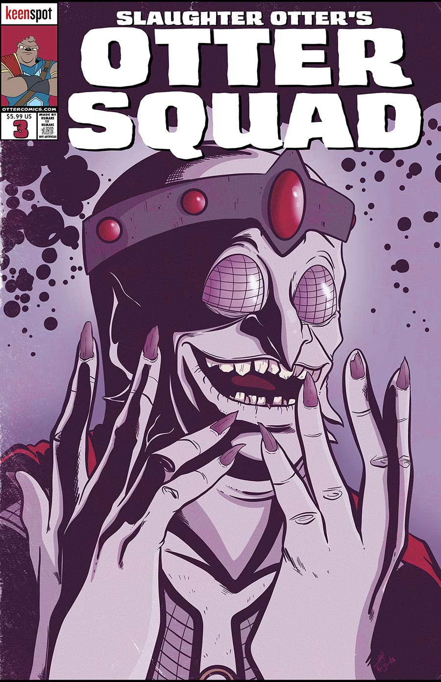 Slaughter Otters Otter Squad #3 Cover B Variant J Hammond Green Lantern 49 Homage Cover