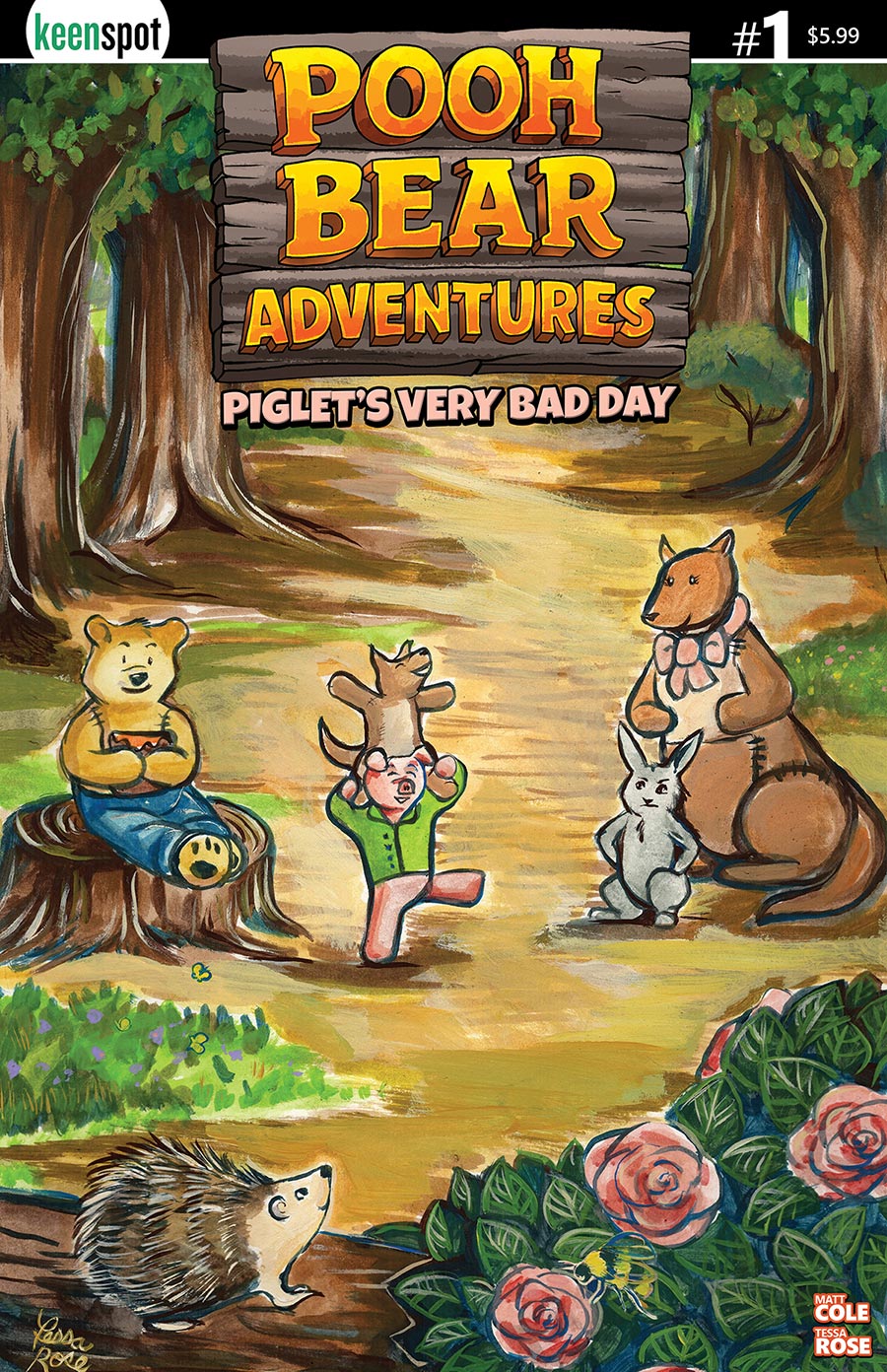 Pooh Bear Adventures Piglets Very Bad Day #1 (One Shot) Cover A Regular Tessa Rose Cover