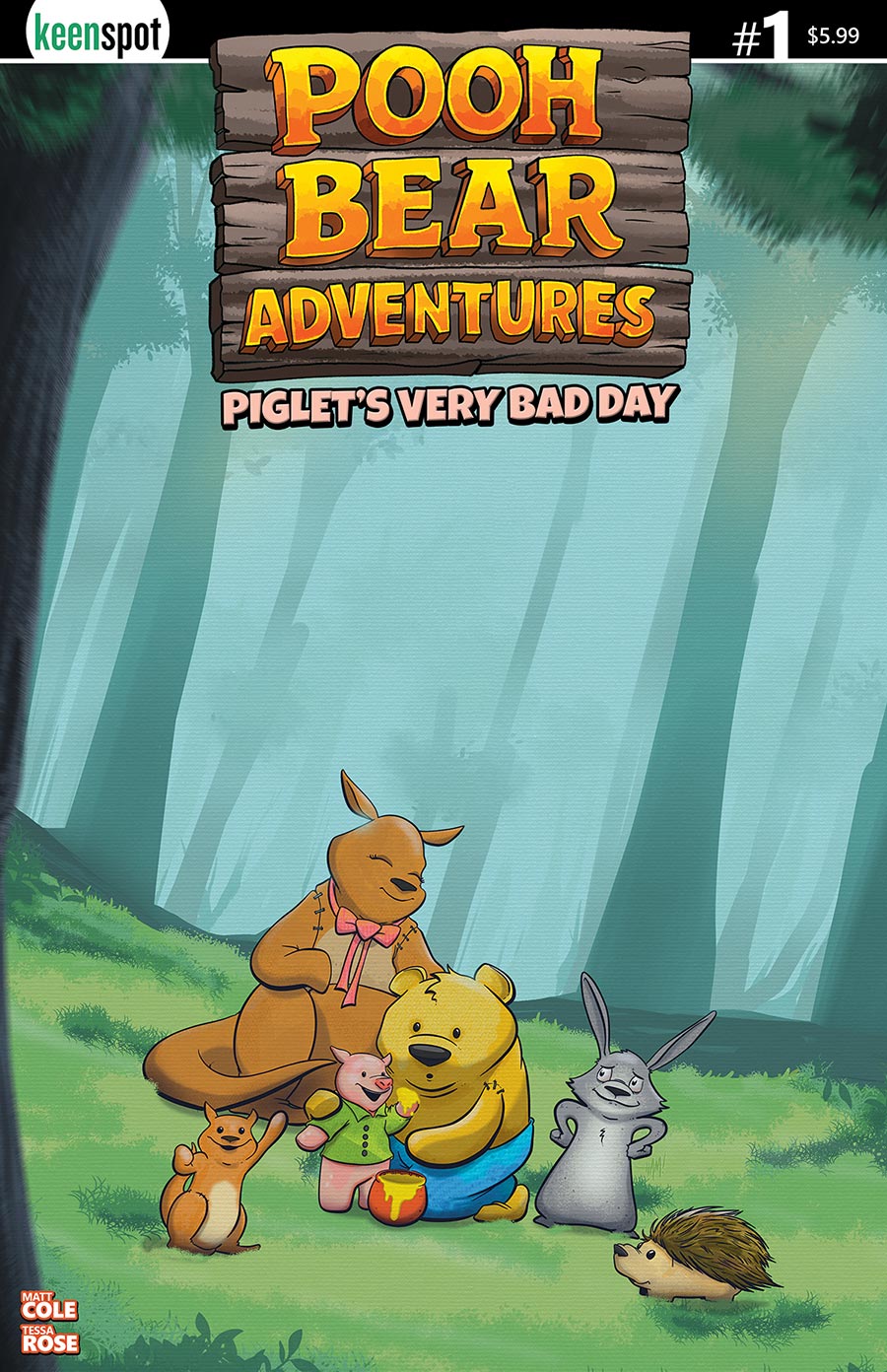 Pooh Bear Adventures Piglets Very Bad Day #1 (One Shot) Cover B Variant J Hammond Cover