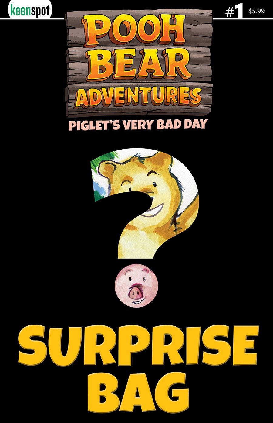 Pooh Bear Adventures Piglets Very Bad Day #1 (One Shot) Cover D Variant Surprise Mystery Bagged Cover & Trading Card With Polybag (Filled Randomly)