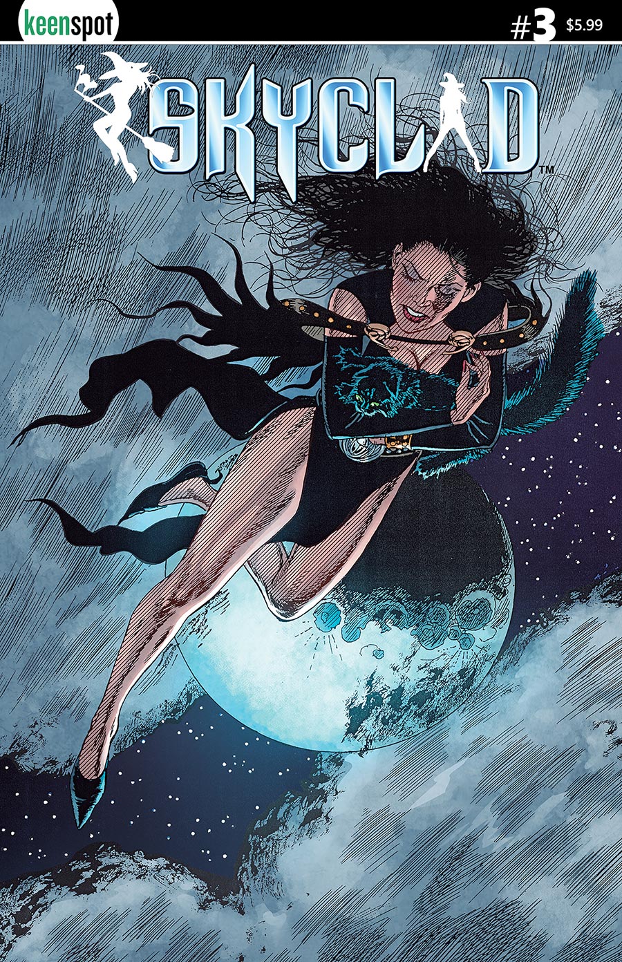 Skyclad #3 Cover B Variant Michal Dutkiewicz By The Pale Moonlight Cover