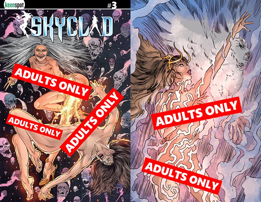 Skyclad #3 Cover C Variant Michal Dutkiewicz Adults Only Flip Cover