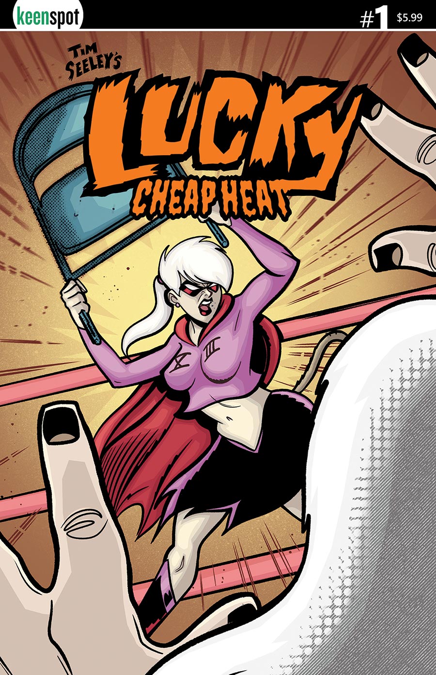 Tim Seeleys Lucky Cheap Heat #1 (One Shot) Cover B Variant Erick Marshall Cover