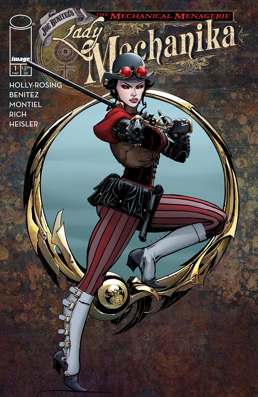 Lady Mechanika The Mechanical Menagerie #1 Cover A Regular Joe Benitez Martin Montiel & Sabine Rich Cover