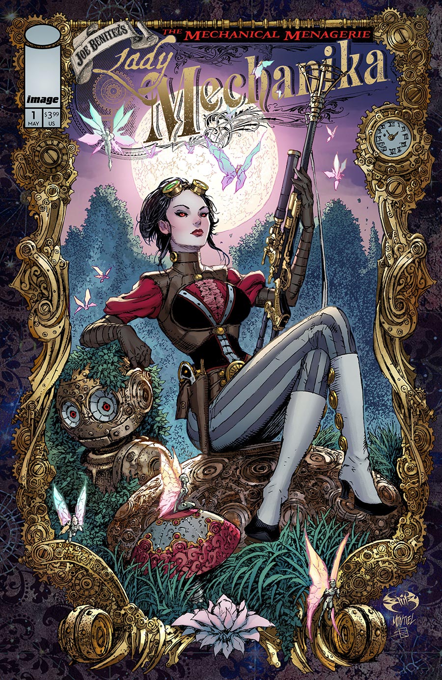 Lady Mechanika The Mechanical Menagerie #1 Cover B Variant Joe Benitez & Martin Montiel Cover