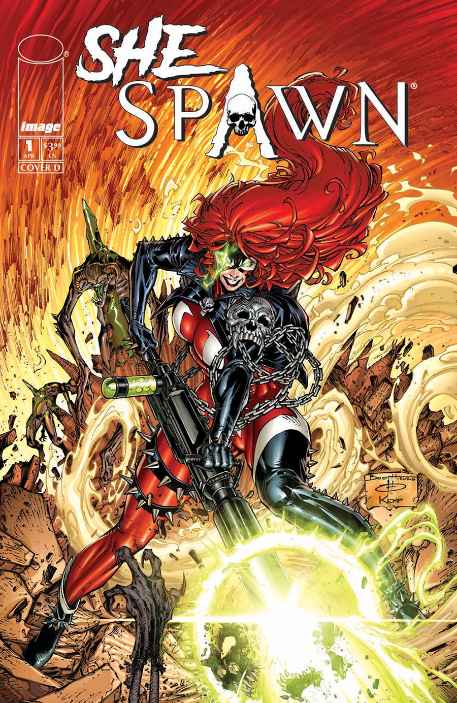 She-Spawn #1 Cover D Variant Brett Booth Cover