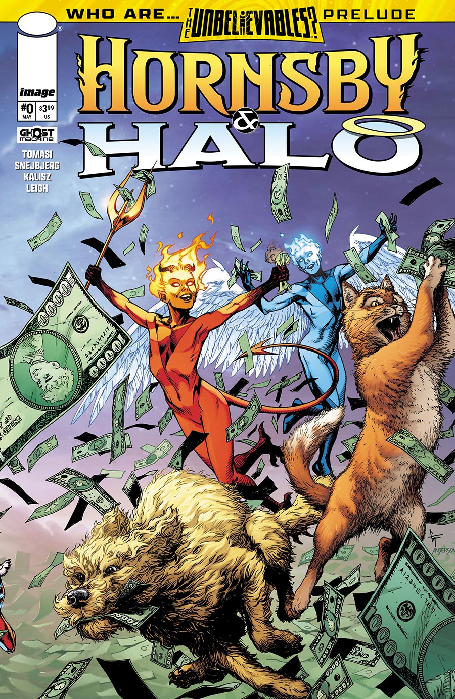 Hornsby & Halo #0 Cover B Variant Gary Frank & Brad Anderson Cover (The Unbelievables Prelude)