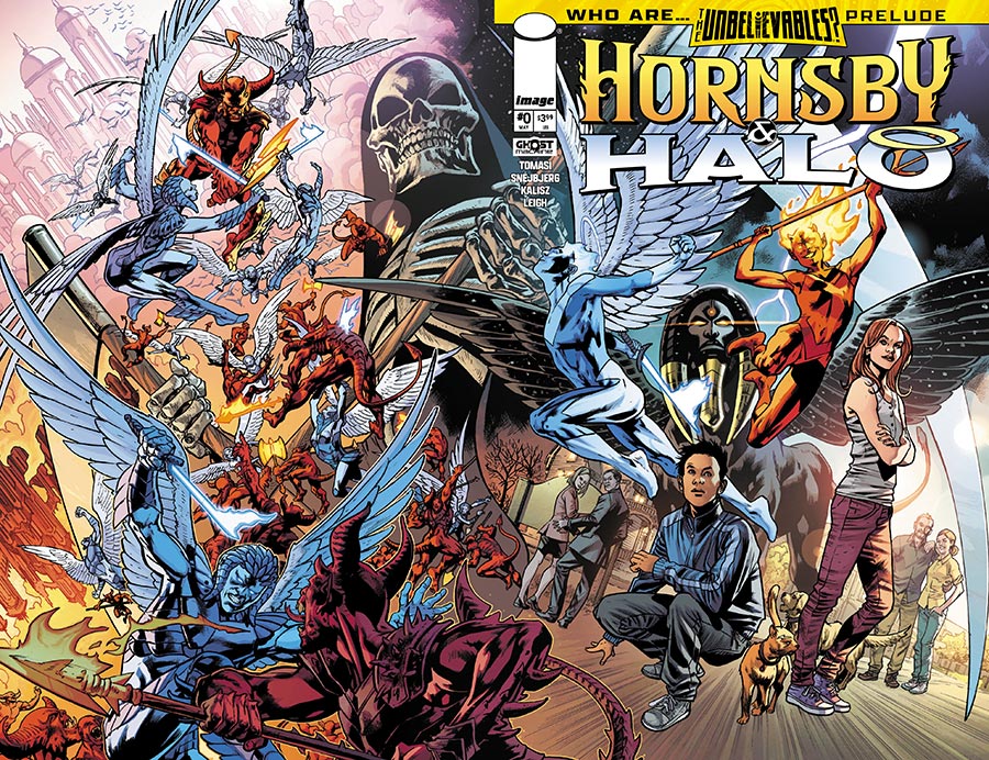 Hornsby & Halo #0 Cover C Variant Bryan Hitch & Brad Anderson Wraparound Cover (The Unbelievables Prelude)