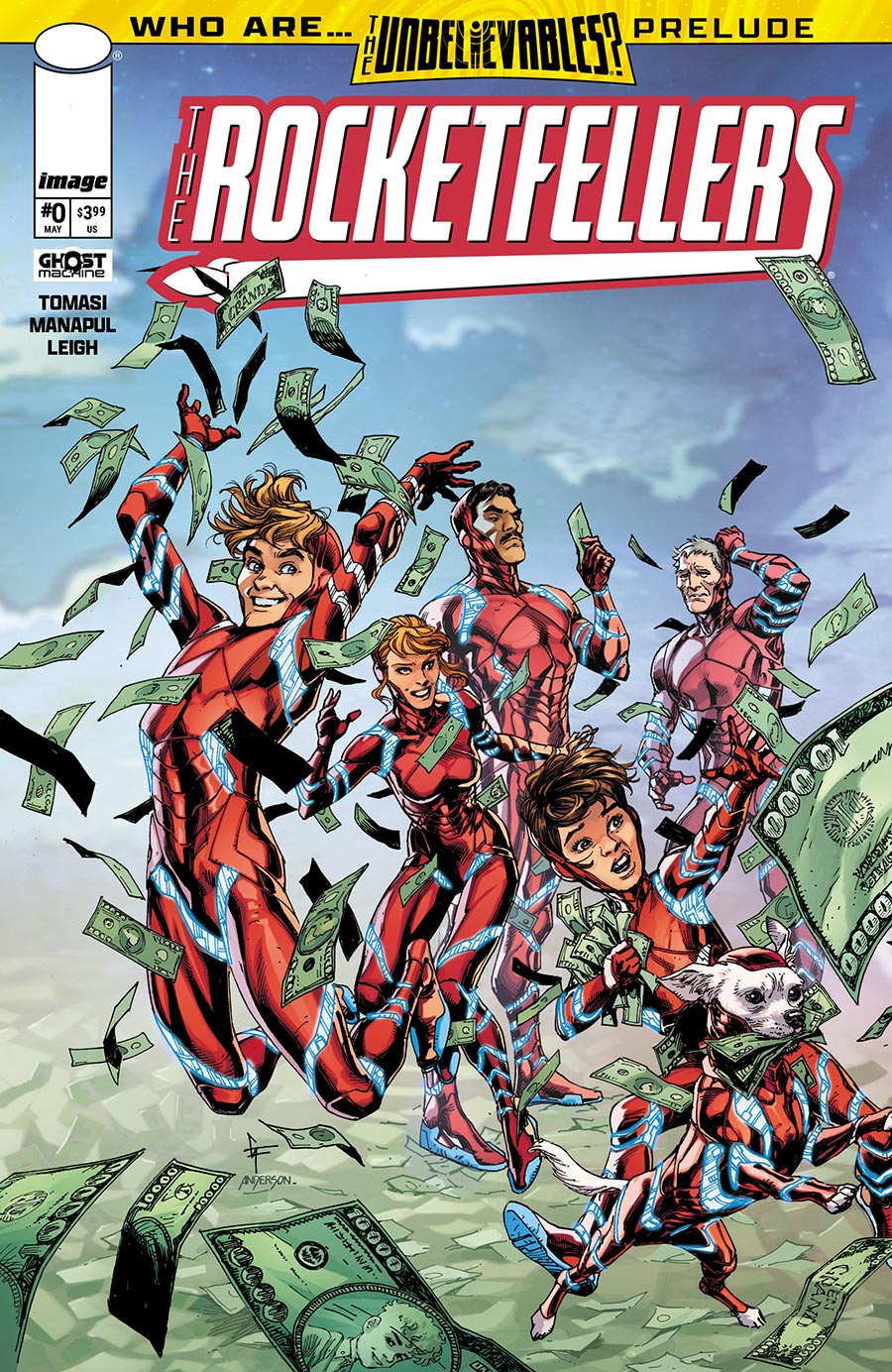 Rocketfellers #0 Cover B Variant Gary Frank & Brad Anderson Cover (The Unbelievables Prelude)