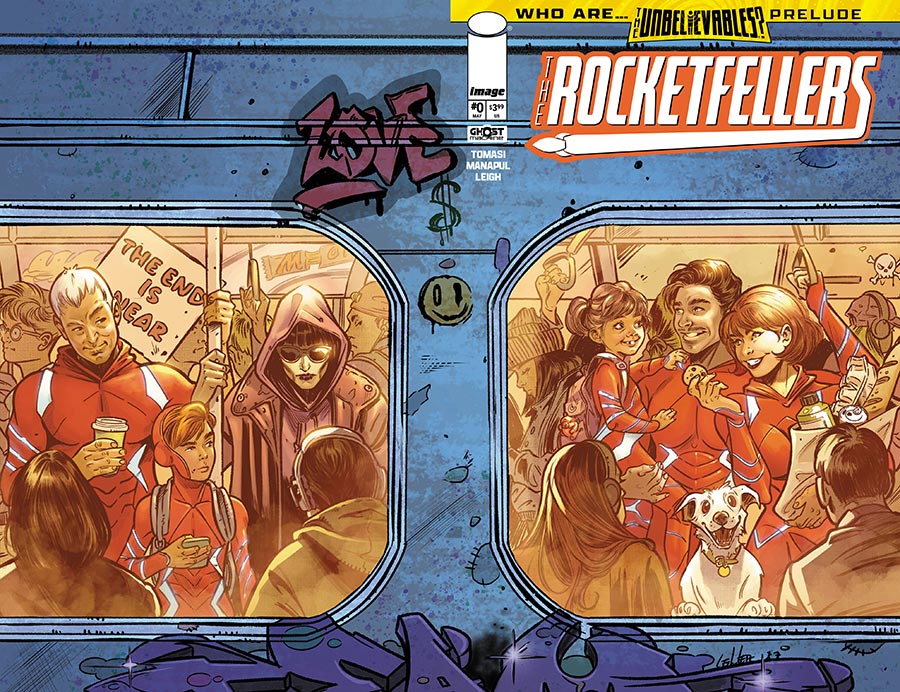 Rocketfellers #0 Cover C Variant Leila Leiz & John Kalisz Wraparound Cover (The Unbelievables Prelude)
