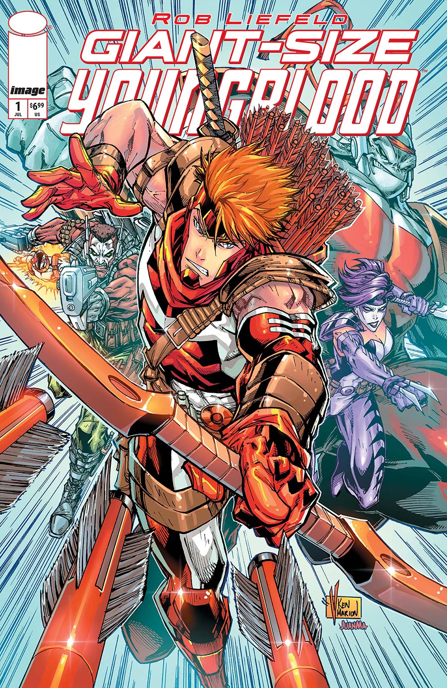 Giant-Size Youngblood #1 (One Shot) Cover C Variant V Ken Marion Cover