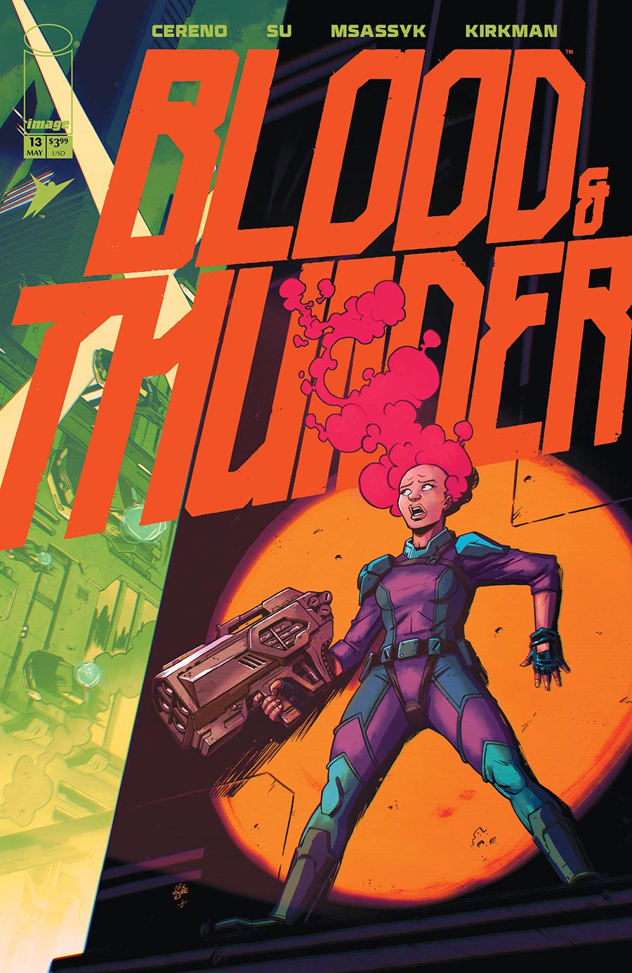 Blood & Thunder #13 Cover B Variant Nick Roche & Josh Burcham Cover