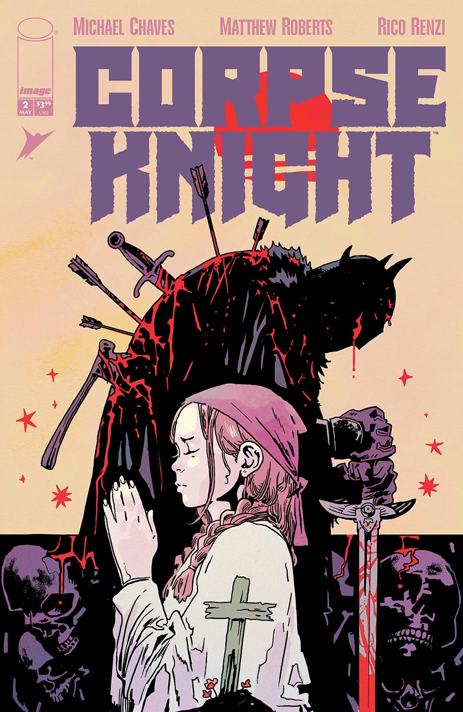 Corpse Knight #2 Cover E Incentive Michael Walsh Variant Cover