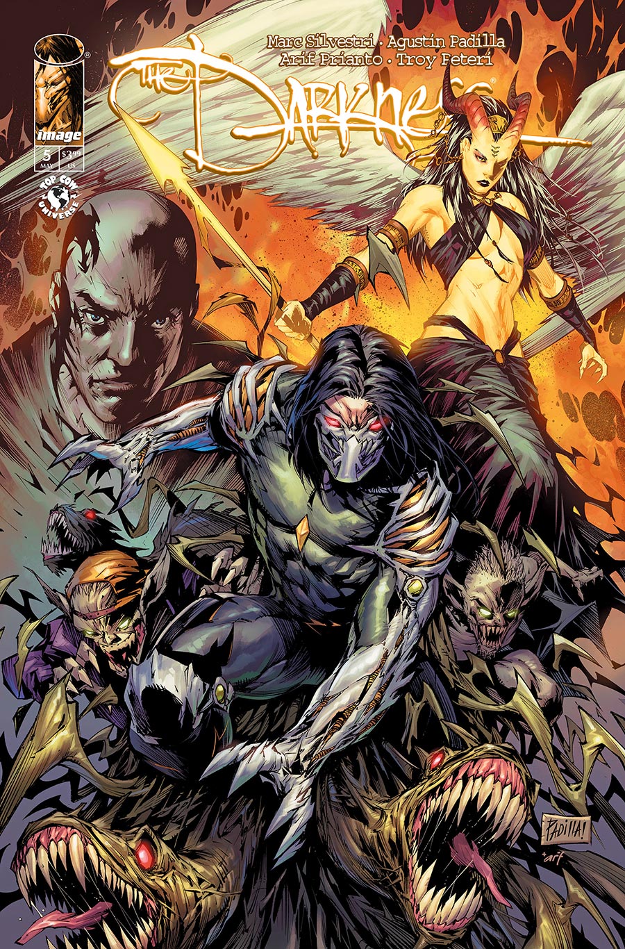Darkness Vol 4 #5 Cover A Regular Agustin Padilla & Arif Prianto Cover
