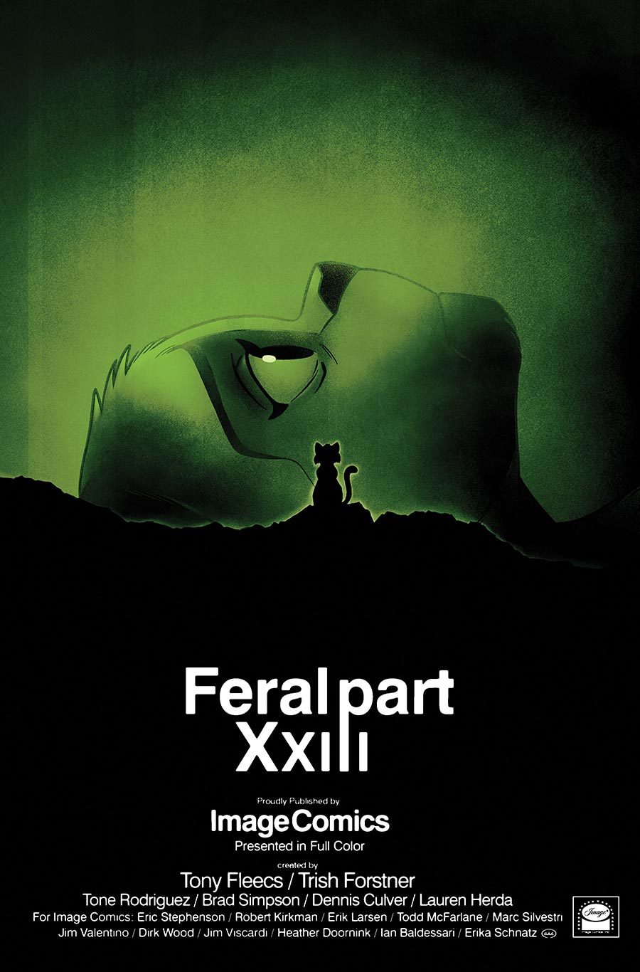 Feral #23 Cover B Variant Tony Fleecs Trish Forstner & Allen Passalaqua Movie Homage Cover