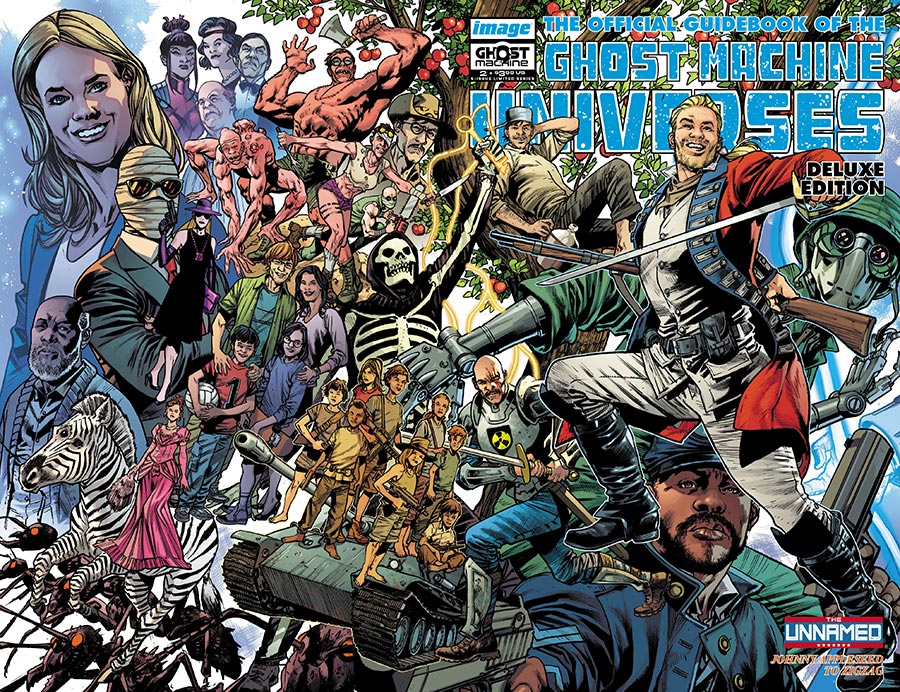 Ghost Machine The Official Guidebook #2 Cover B Variant Bryan Hitch & Brad Anderson Wraparound Cover